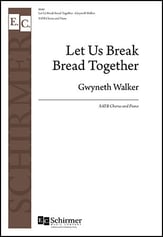 Let Us Break Bread Together SATB choral sheet music cover